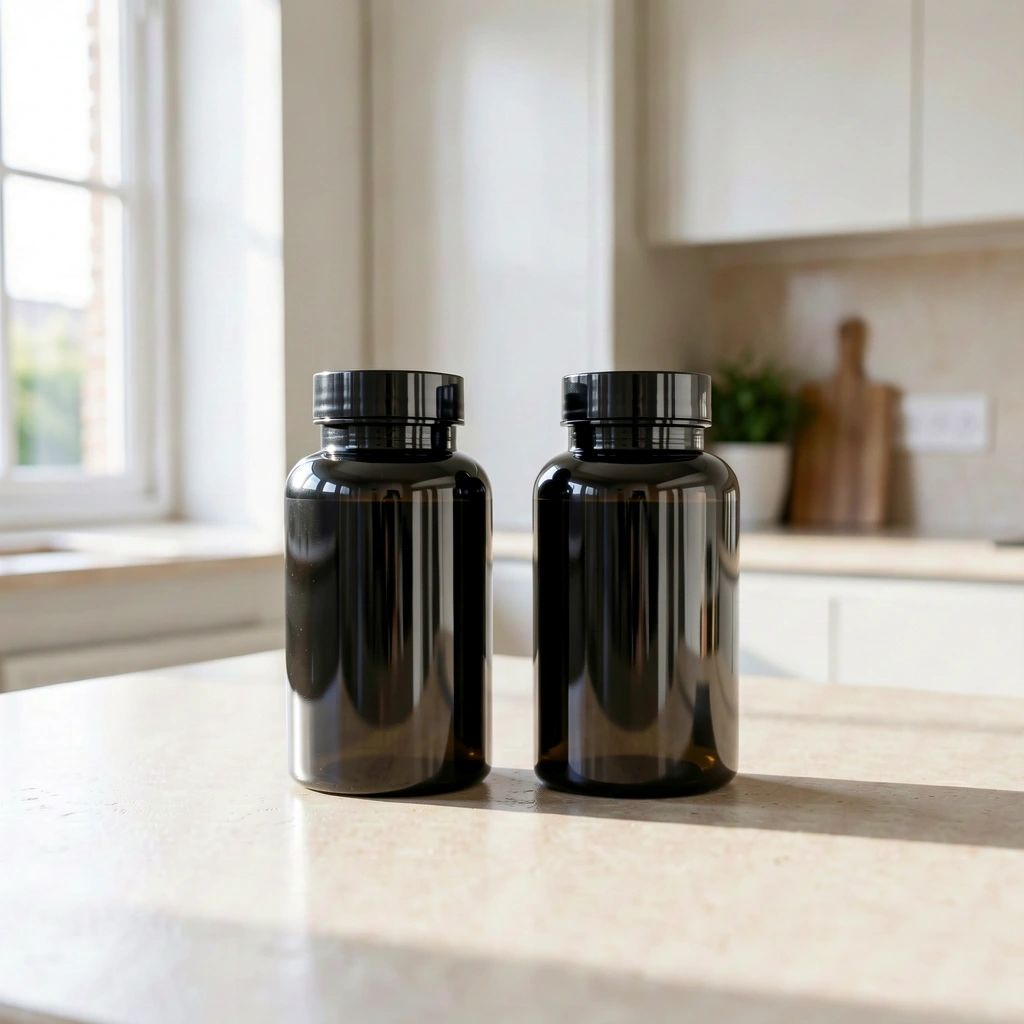 Premium men's wellness bottles